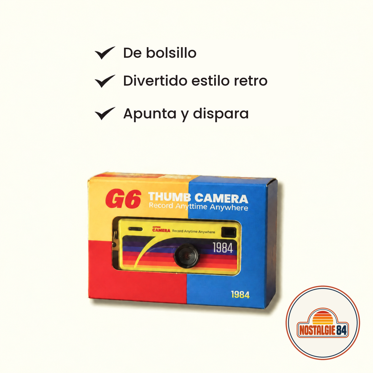 Minicámara retro de bolsillo #es2